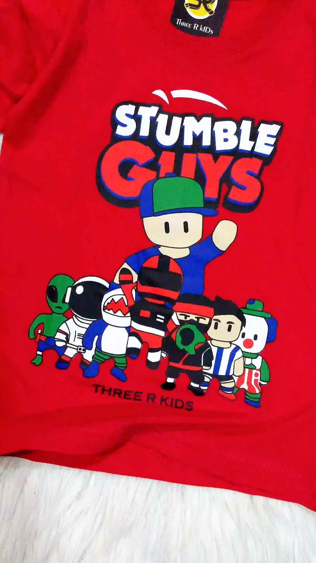 kaos anak stumbleguys/kaos anak stumble guys laki laki perempuan 3rkids