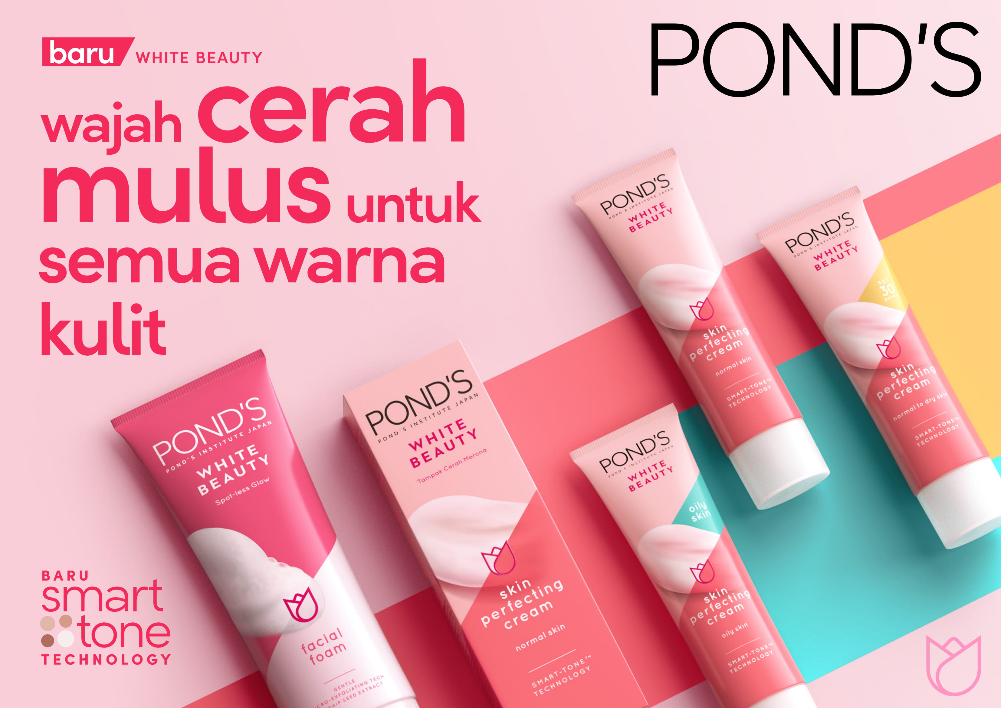 pencuci muka ponds white beauty
