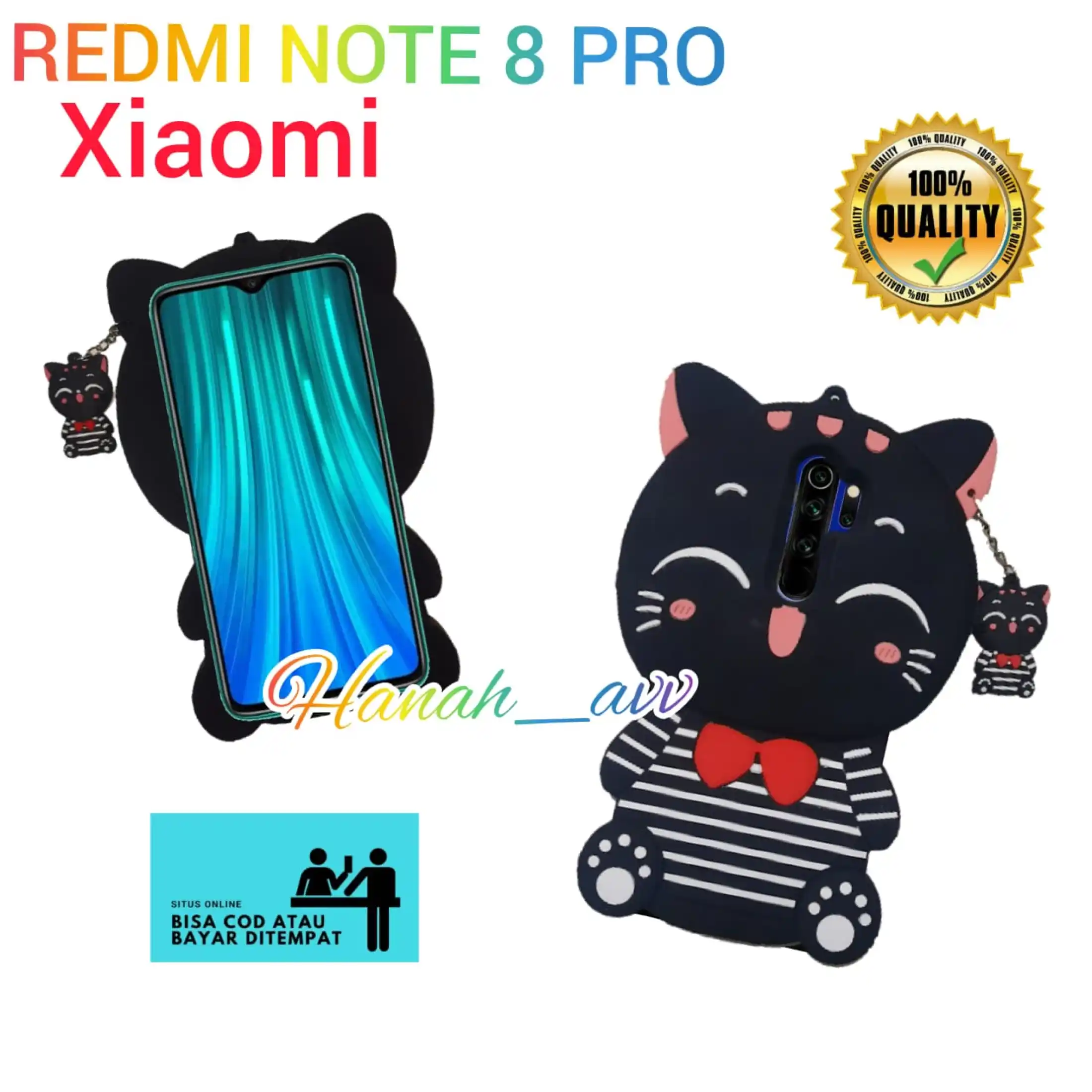Silicon REDMI NOTE 8 PRO Kartun Karakter Kucing 4D Softcase Casing For REDMI NOTE 8 PRO Lazada Indonesia