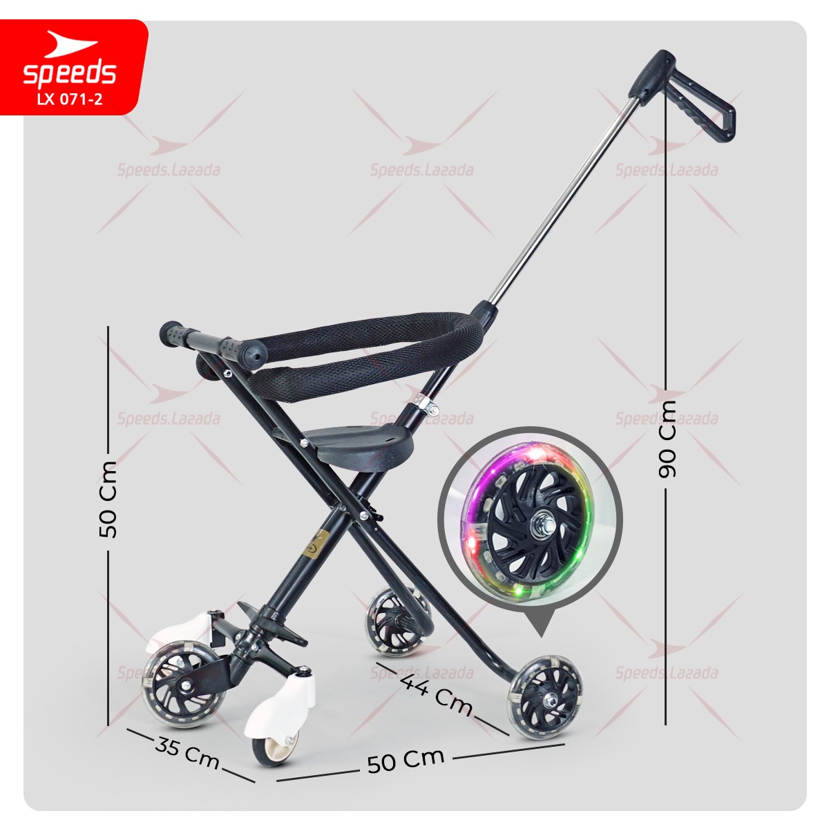 SPEEDS Stroller Bayi Anak Kereta Dorong Bayi Anak Lipat Stroller Mini