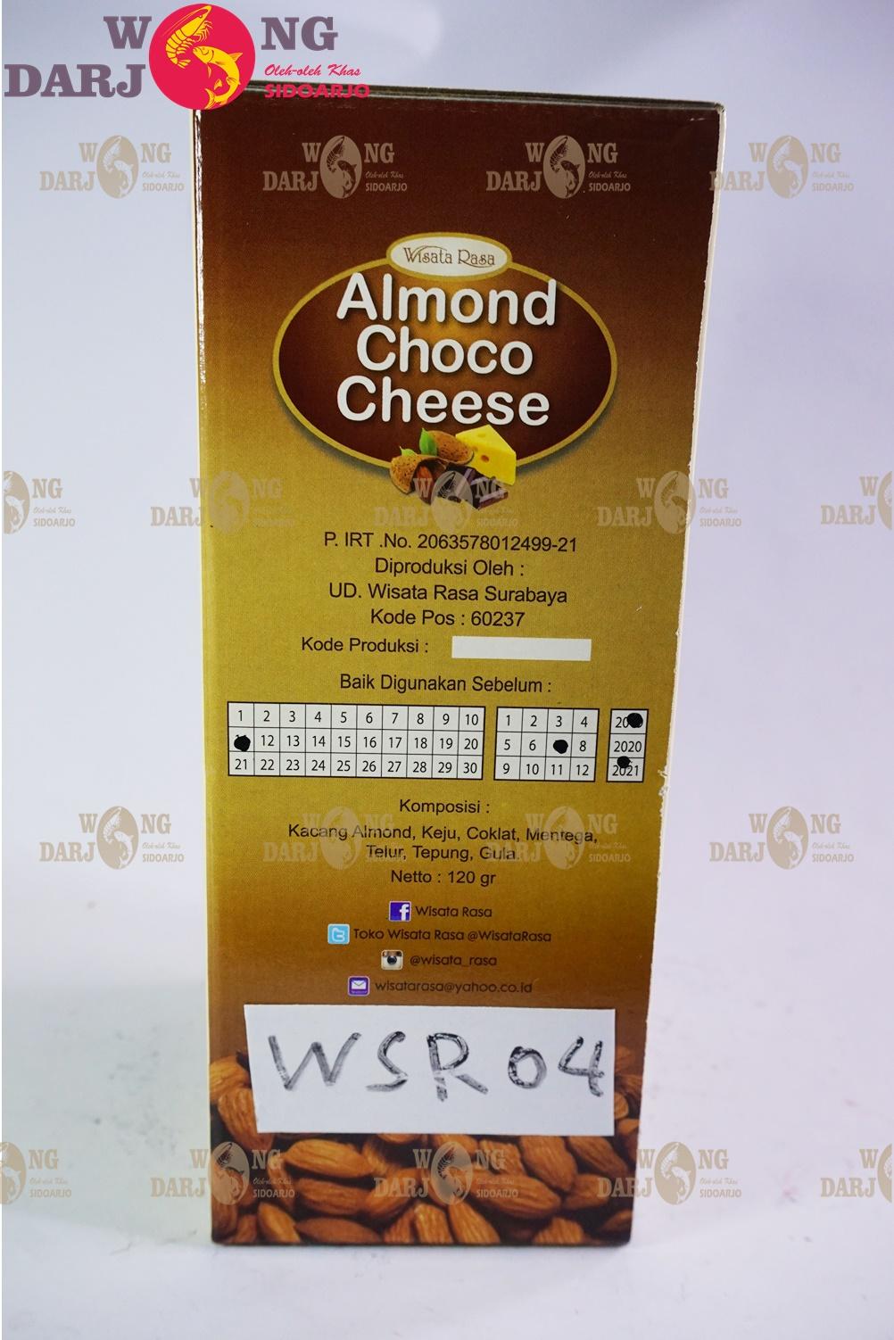 Almond Crispy Choco Cheese Wisata Rasa 120gr Termurah