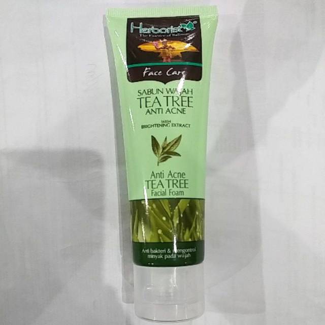 facial foam herborist tea tree