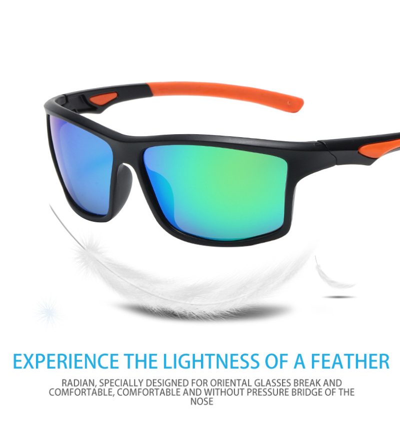 2021ฤดูร้อนแฟชั่น UV400สีเปลี่ยนกีฬาแว่นตาขี่ครีมกันแดดแว่นกันแดดแบบเรโทร