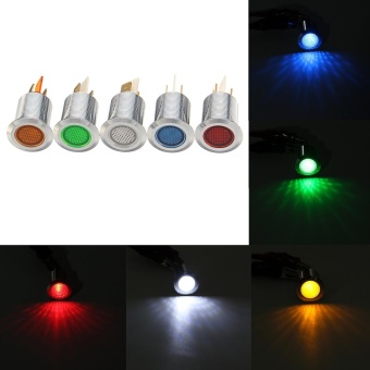 Harga 12V 19mm Metal Car Boat Truck LED Dashboard Panel Warning ...