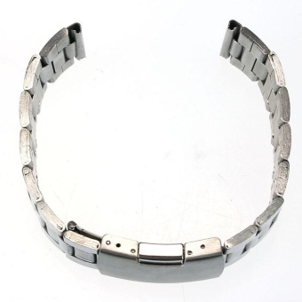 18mm Stainless Steel Watch Band Strap Straight End Bracelet Links - intl  
