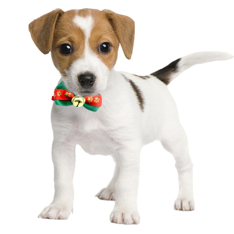 ... 1pc Handmade Christmas Dogs Festival Lace Bow Ties Dog Tie PetJewelry Accessories - intl ...