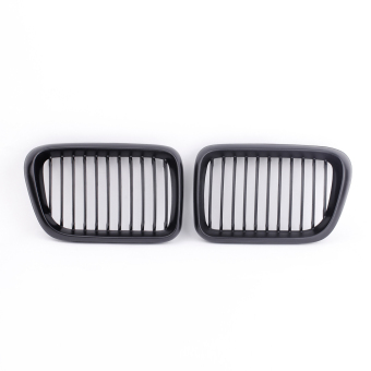 2 buah mate hitam 24 ginjal kisi-kisi untuk BMW E36 3 Series 1997-1999 ...