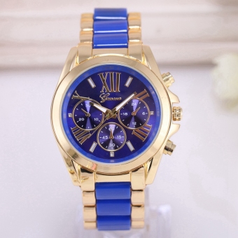 2015 New Fashion Ceramic Watch Women Dress Watch Gold Casual Wrist Watches Clock Female Relogio Feminino dourado  