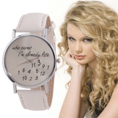 2016 Ledakan Perdagangan Luar Negeri Watch South Siswa Korea Fashion Kepribadian Belt Fashion Watch 123 Line Digital Pasangan TableRose Merah -Intl