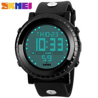 2016 Relogio Masculino SKMEI Brand Mens LED Digital Sport WatchMan Dive 50M Multifunction Clock Men PU Strap Sports Watches - intl  