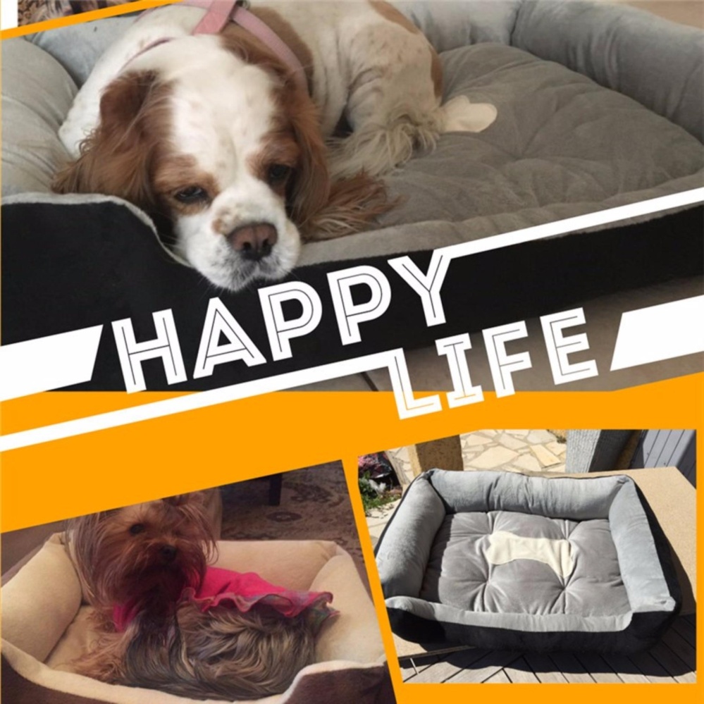 30x45cm mudah dicuci Pets tempat tidur tebal anjing Sofa lembut Punny tidur mewah .