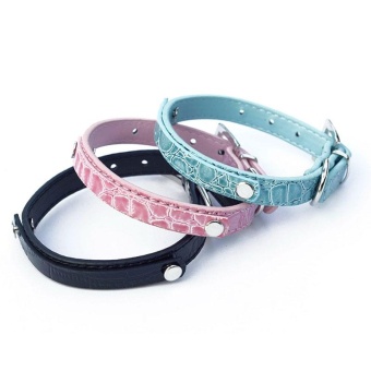 Gambar Adjustable Collar PU Leather Walk Strap Dog Pet Puppy Harness PuppyTool 3 Color   intl