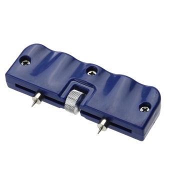 Adjustable Watch Belt Detach Tool Opener Back Case Press Closer (Blue) - intl  