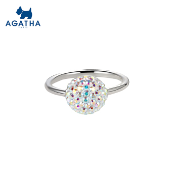 Gambar Agatha S925 bola perak cincin