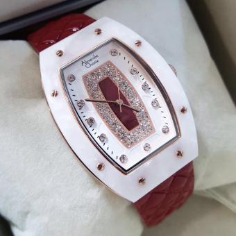 Alexandre Christie AC2638LH Jam Tangan Wanita Strap Leather merah