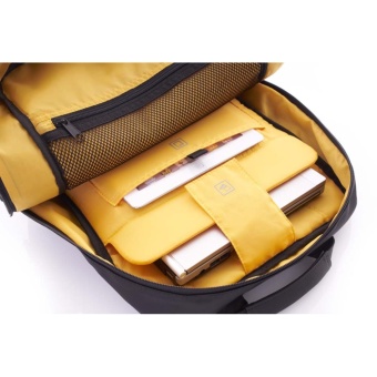 American Tourister Tas Norwick Laptop Backpack Black/Yellow Pebruari 2019 - 3 American Tourister Tas Norwick Laptop Backpack Black/Yellow - 3
