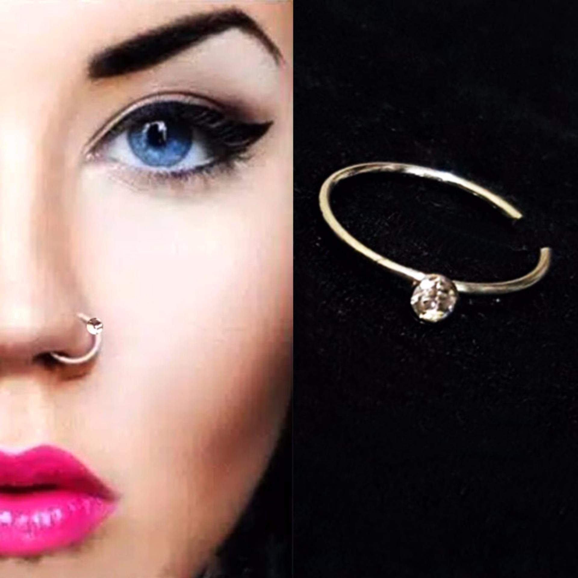 Anting Fashion Perak Salib Aksesoris Trendy Import Korea 