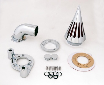 Gambar Areyourshop Chrome Spike Air Cleaner Intake Filter For Harley XLmodels sportstar 1991 2006   intl