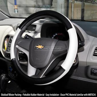 AUTORACE Cover Stir / Sarung Stir Mobil Autorace 202 - Putih