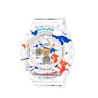 Gambar Baby G BA 120SPL 7A   Jam Tangan Wanita   Putih   Resin band