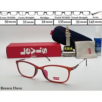 Gambar Baru Frame Kacamata Lensa Minus Levis Kacamata Levis Frame Korea Kotak Murah