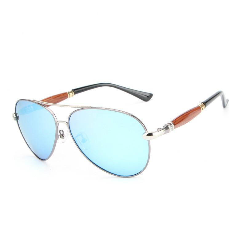 Baru Pria dan Wanita Terpolarisasi Mengemudi Sunglasses Bagian Sunglasses UV400 (Biru)-Intl