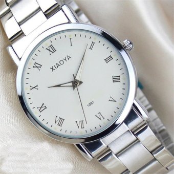 BBWA Fashion Water Resistance Leather Luminous Women Watch (Silver) - intl  