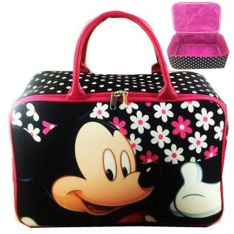 bgc travel bag kanvas mickey mouse jumbo black lazada indonesia bgc travel bag kanvas mickey mouse jumbo black lazada indonesia