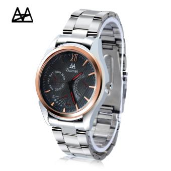 [BLACK] Zuimeier ZM09 Male Quartz Watch Decorative Sub-dial - intl  