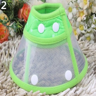 Gambar Bluelans(R) Puppy Pet Dog Cat Comfy Cone Neck Collar Anti Bite Medical Recovery Protection XL (Green)   intl