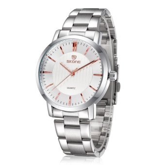 boyun Fashion Casual Women Watch Luxury Brand Quartz Watches Wristwatches Ladies Clocks (silver white gold)  