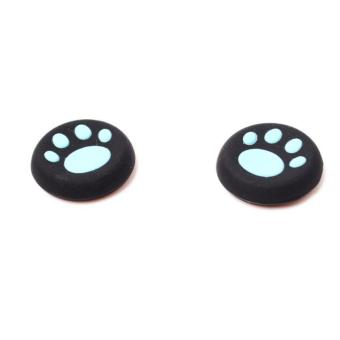 Gambar BUYINCOINS Cat Paw Joystick Silicone Controller Caps 2pcs Blue ForPS4 Xbox One   intl