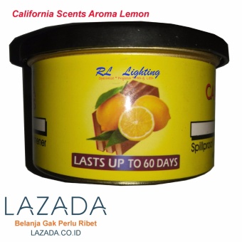 California Scents Pengharum / Pewangi Mobil - Lemon - 3 .