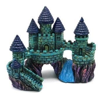 Gambar Cartoon resin castle aquariums castle decoration aquarium fish tanktower   intl