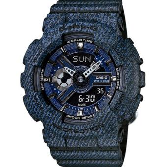 Gambar Casio Baby G BA 110DC 2A1D Jam Tangan Wanita Rubber Strap Navy Hitam