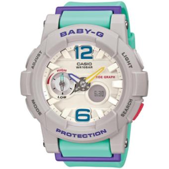 Casio Baby-G Women's Resin Strap Watch BGA-180-3B White  