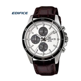 Gambar Casio Edifice EFR 526L 7A   Jam Tangan Pria   Cokelat   Tali Kulit