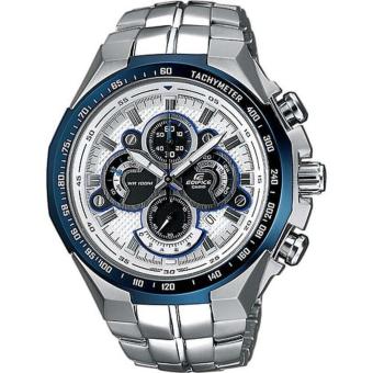 Gambar CASIO EDIFIE EF 554D 7AV JAM TANGAN PRIA (SILVER)