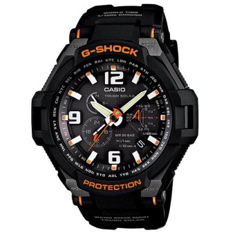 Gambar Casio G shock G 1400 1A3 Hitam Oranye