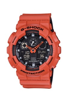 Casio G-Shock Ga-100l - 4A Jeruk  