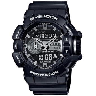 Gambar Casio G shock GA 400 1BDR Jam Tangan Pria Analog Digital Auto Ligth