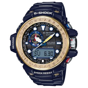 Gambar Casio G Shock Gulfmaster GWN 1000F 2ADR   Jam Tangan Pria   Biru