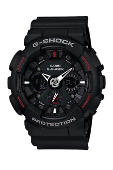 Gambar Casio G shock Jam Tangan Pria Hitam   Resin   G SHOCK GA 120 1A