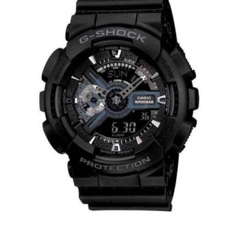 Gambar Casio G Shock Jam Tangan Pria   Strap Resin   Hitam   GA 110 1B