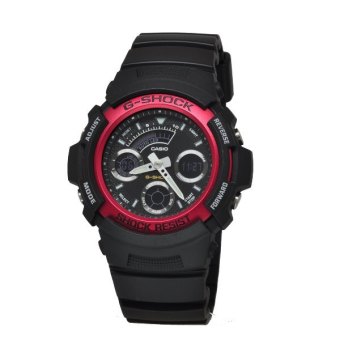 Gambar Casio G Shock Men s Black Resin Band Watch AW591 4A