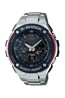 Gambar Casio G Shock Pria Logam Perak Tali Jam GST S100d 1a4