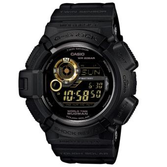 Casio Jam Tangan Pria Casio G-Shock G-9300GB-1DR Tough Solar Black Resin Digital Watch  