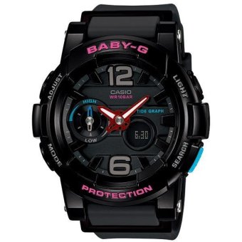 Casio Jam Tangan Wanita Baby-G BGA-180-1BDR-Hitam  