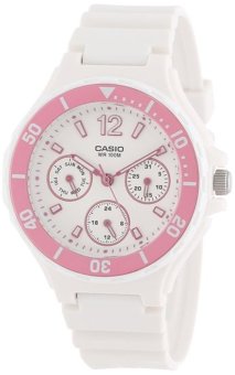 Gambar Casio LRW 250H 4AV Jam Tangan Wanita Pink  Rubber