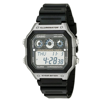 Casio Men's AE-1300WH-8AVCF Illuminator Digital Display Quartz Black Watch (Intl)  